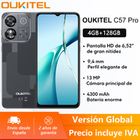 OUKITEL C57 Pro Smartphone 6,52 inch HD screen 4GB / 128GB 13MP camera 4300mAh battery GPS Android 14 mobile phone