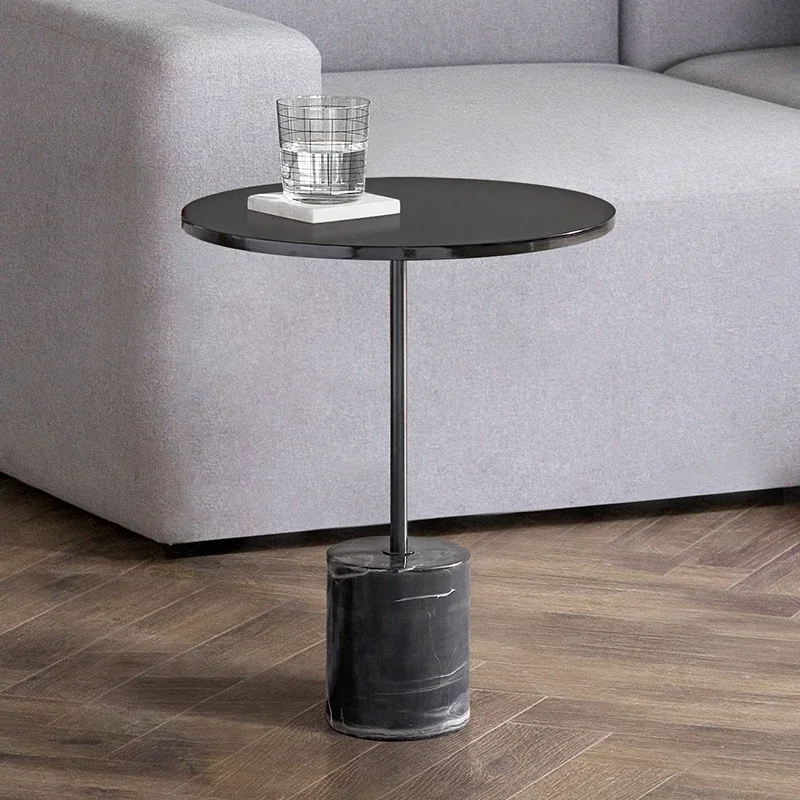 Luxury Small Round Table Simple Sofa Side Shelf Corner Mobile Small Tea Table Small Round