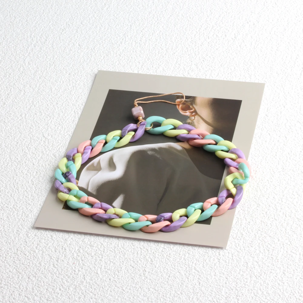 ZMZY Phone Chain Lanyard Mobile Phone Keychain Strap Anti-lost Handmade Acrylic Cord Lanyard for Women Jewelry Accessories