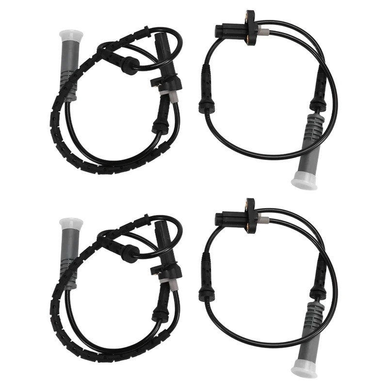 4Pcs Front Rear Letf Right ABS Wheel Speed Sensor For BMW 5 Series E39 Anti-Lock Sensor 34521182159 34521182160