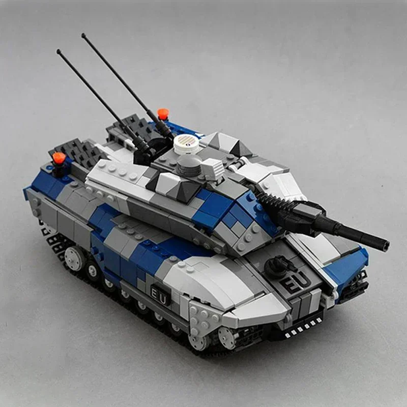 Moc Mattoni da costruzione Modello militare Challenger Carro armato di battaglia principale Tecnologia Blocchi modulari Regali Giocattoli per bambini Assemblaggio fai-da-te