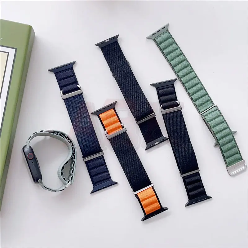 Alpine Loop Strap for Apple Watch Band 49mm 45mm 41mm 44mm 40mm 38mm for H11 W59 N8 Z59 Z8 DT8 MT8 W68 Ultra DTNo.1 DT7 Max S7