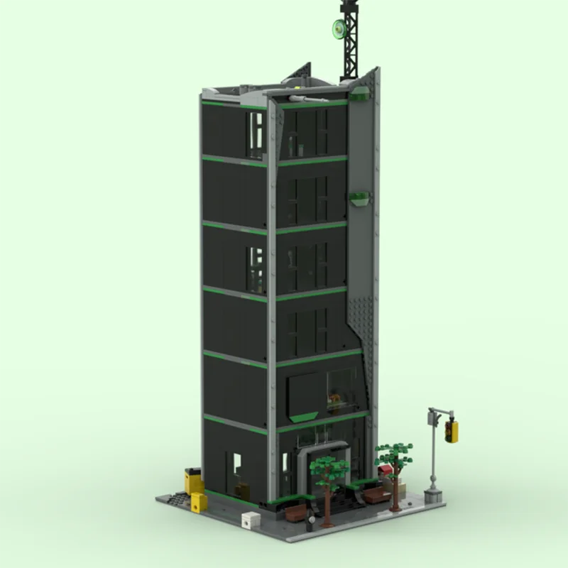 وحدات بناء المدينة Moc قوالب بناء وحدات فيلم بناء نموذج التكنولوجيا وحدات لعبة المكعبات لتقوم بها بنفسك تجميع هدايا عيد الميلاد #3