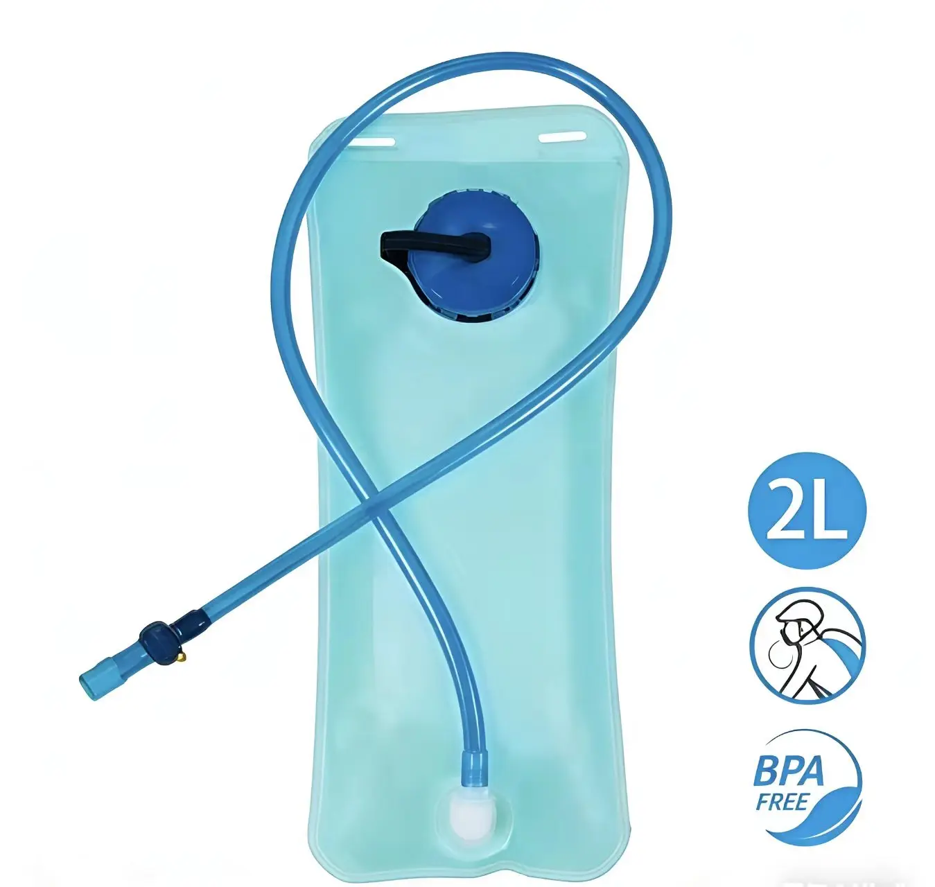 Sac à eau portable 2L pour vélo, sac à dos de sport de plein air de qualité alimentaire, sac à eau pour le cyclisme