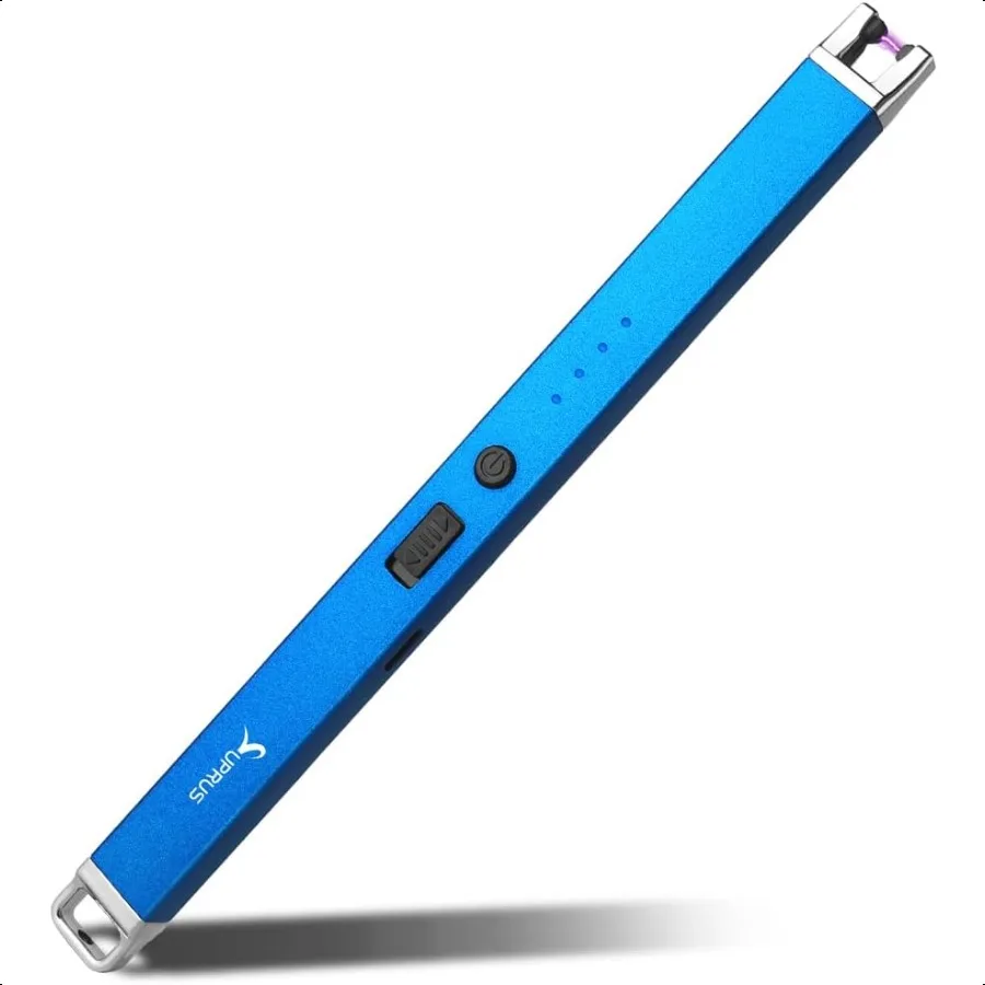 

Electric Arc Lighter Windproof Flamel Rechargeable USB Lighter with Safety Lock for Home Kitchen BBQ Candle