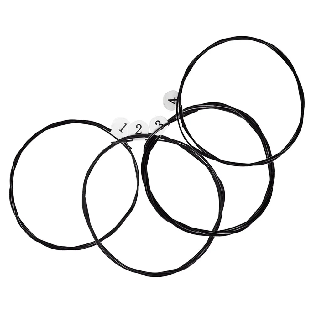 

4Pcs Ukulele String Set Durable Nylon Material Professional Tone Sustain Instrument Accessories Ukulele String