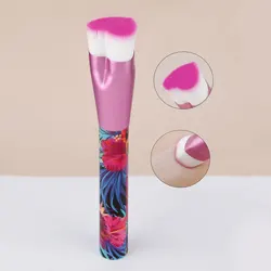 1Pc Heart-shaped love makeup brush, single foundation liquid blush concealer eyeshadow brush, no powder sucking, no face prickin