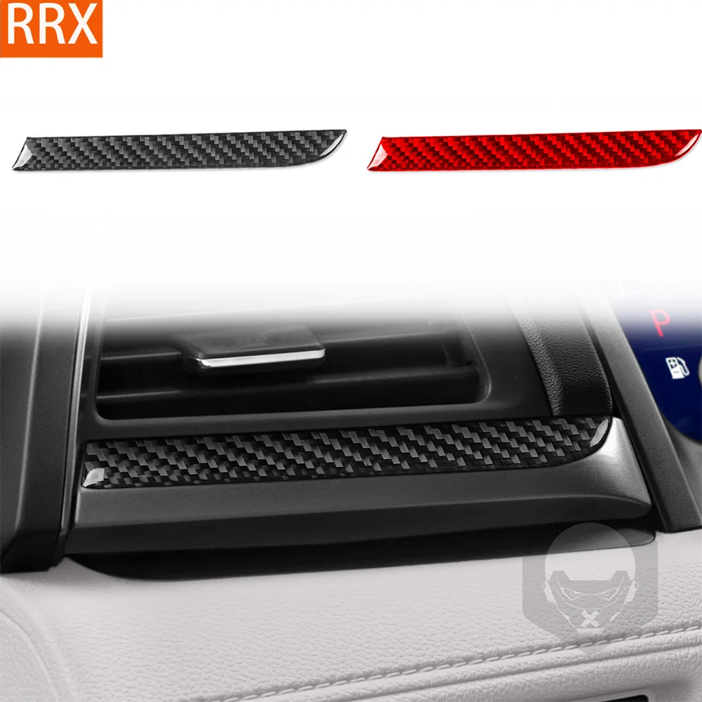 For Honda Odyssey 2018-2025 Real Carbon Fiber Sticker Instrument Left Side Air Vent Panel strip Car Accessories Decorative