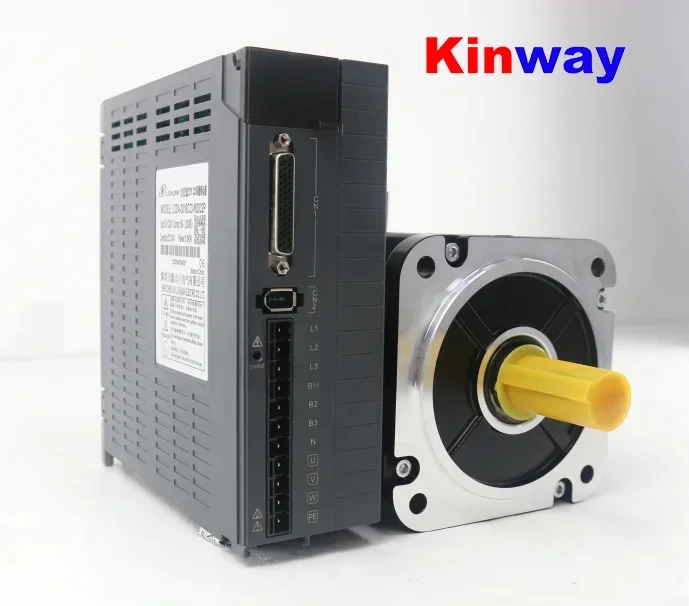 

Kinway Servos 380V 2.3KW 15N.m 23bit Three-Phase AC Servo motor 130M15015B+M1534P 2500RPM CNC Servos kit