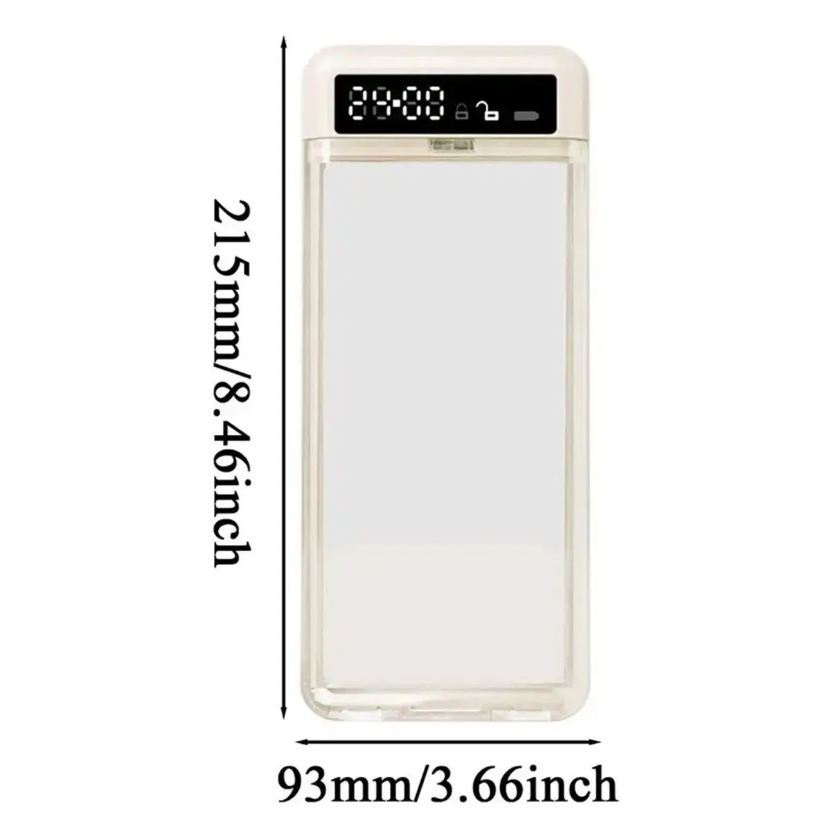 جديد اقفال الصناديق الهاتفية مع الموقت شاشة الكريستال السائل T-شكل افتتاح صندوق الهاتف خزانة الكبار طالب الانضباط الذاتي أداة أ #3