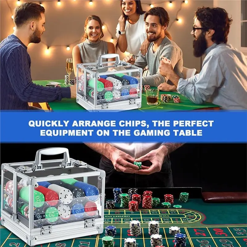a89e-poker-chip-case-600-pcs-capacity-acrylic-chip-carrier-with-6-pcs-trays-racks