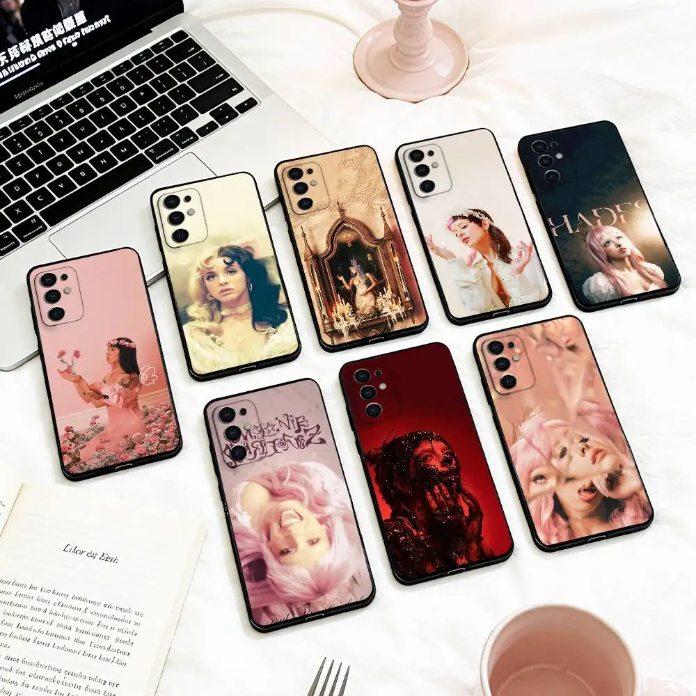 

M-Melanie M-Martinez Phone Case For Samsung S 25,24,23,22,30,21,10,9,Ultra,Plus,Lite,FE,4,5 G Soft Black Case
