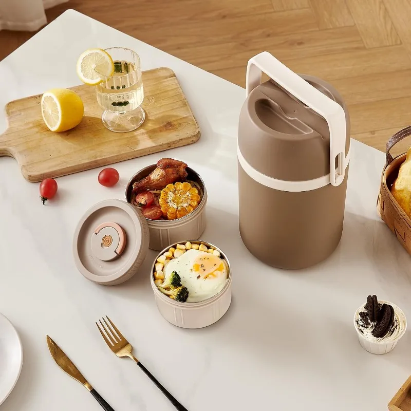 

51 унций для взрослых, вакуумная изоляция, термос для супа с широким горлышком, банка для горячей еды