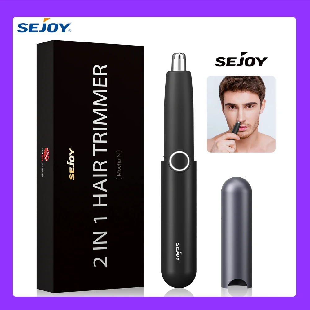 

SEJOY Ladies Nose Hair Trimmer Male Ear Nose Hair Trimmer Small Electric Trimmer Male Nose Trimmer Business Trip Home Use