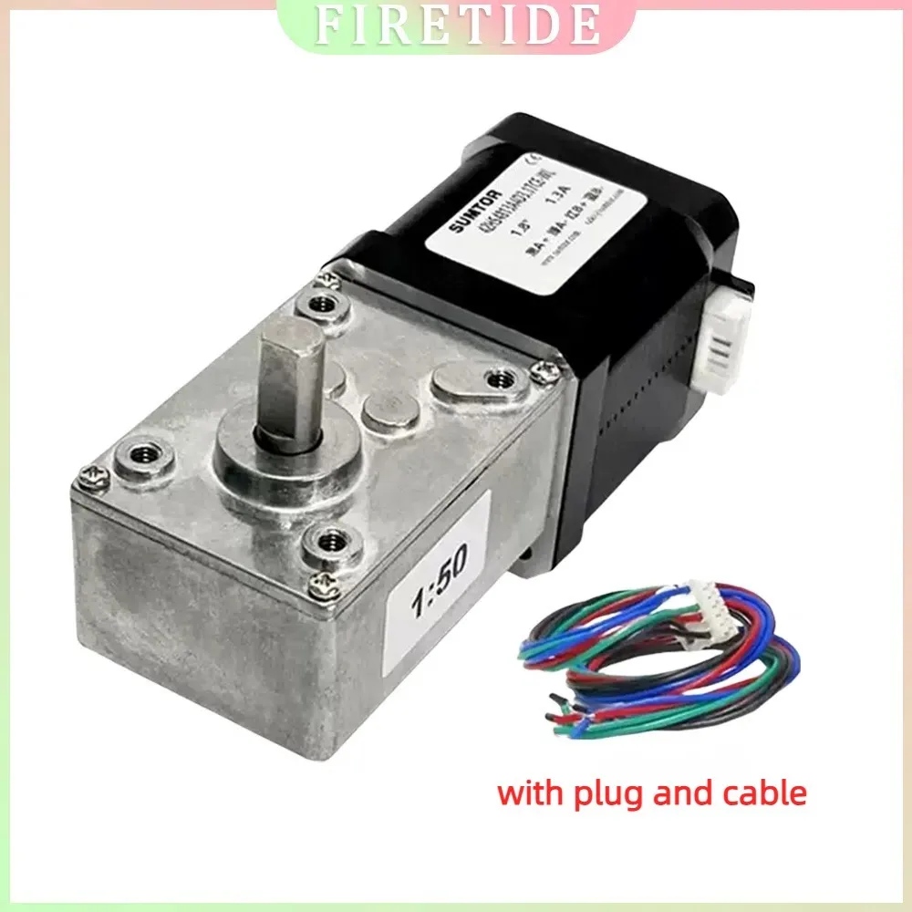 42 Step Worm Gear and Worm Reduction Motor, 5840 Wormreducer Gear Reducer, Power-Off Self-Locking