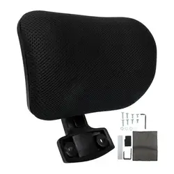 Reposacabezas para silla de oficina, cojín ajustable para ordenador, almohada giratoria para el cuello, reposacabezas de malla