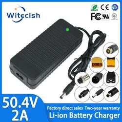 50.4V 2A High quality charger 50.4V 2A lithium li-ion charger for 12S lithium battery pack