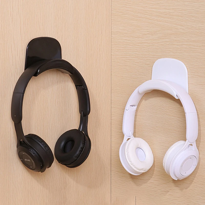 Non Punching Headphone Stand Headwear Stand Creative Gaming Controller Storage Hook Dormitory Universal Adhesive Wall Hanging