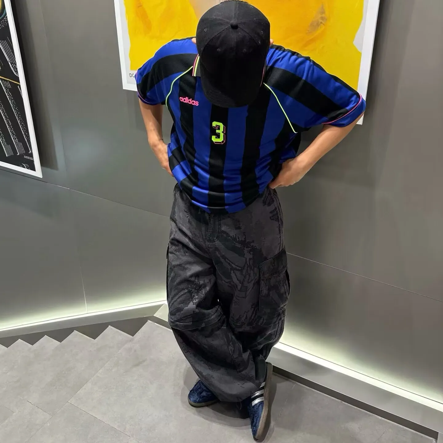 

ex Camouflage Zip off Cargo Trousers Straight Leg Removable Workwear Pants CleanFit Wide Leg Other Material 00%