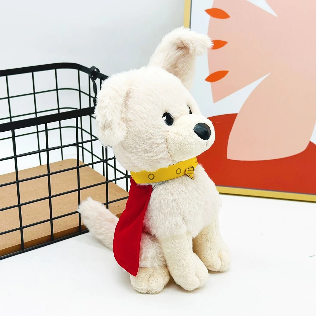 Nuevo muñeco de peluche Krypto The Superdog, bonito muñeco de algodón Krypto, periféricos de película de Anime, juguete de peluche, regalo de cumpleaños