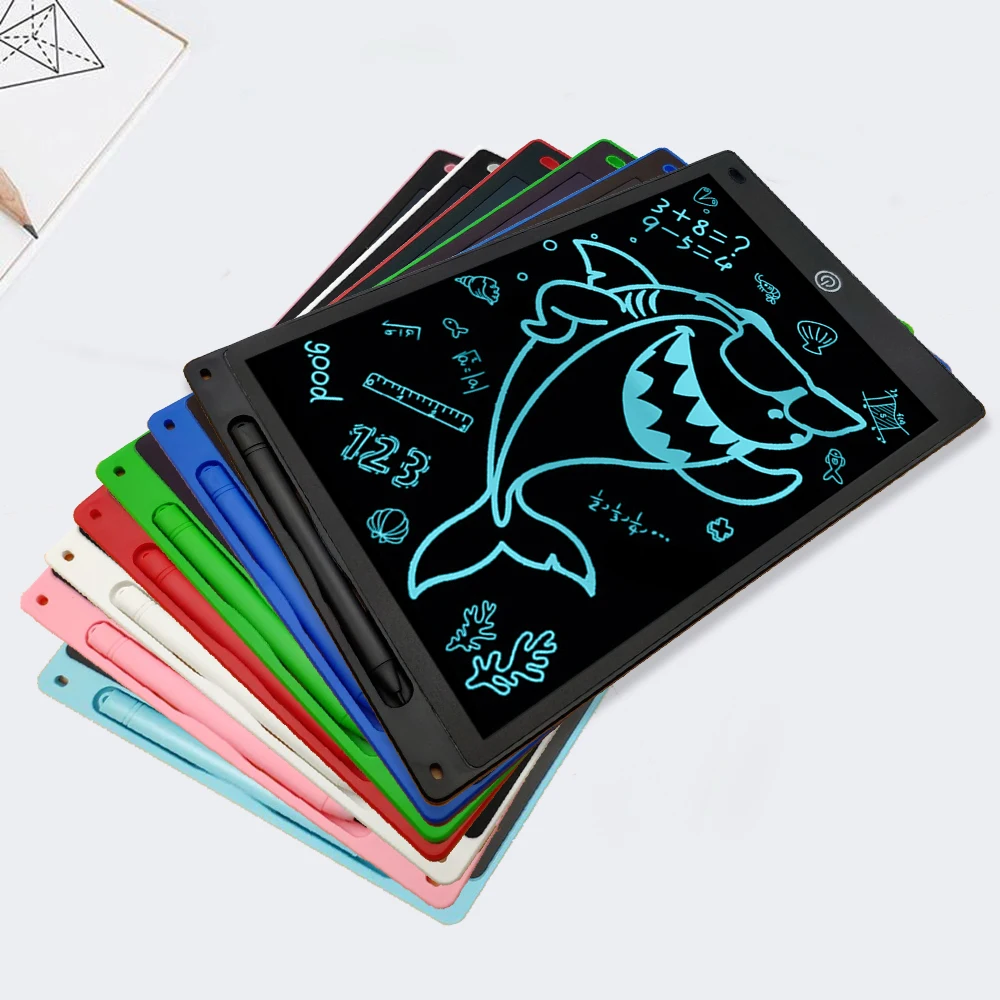 12 In Lcd Schrijven Tablet Tekening Speelgoed Educatief Speelgoed Voor Kinderen Verjaardag, Thanksgiving, Halloween, Pasen, Kerstcadeaus