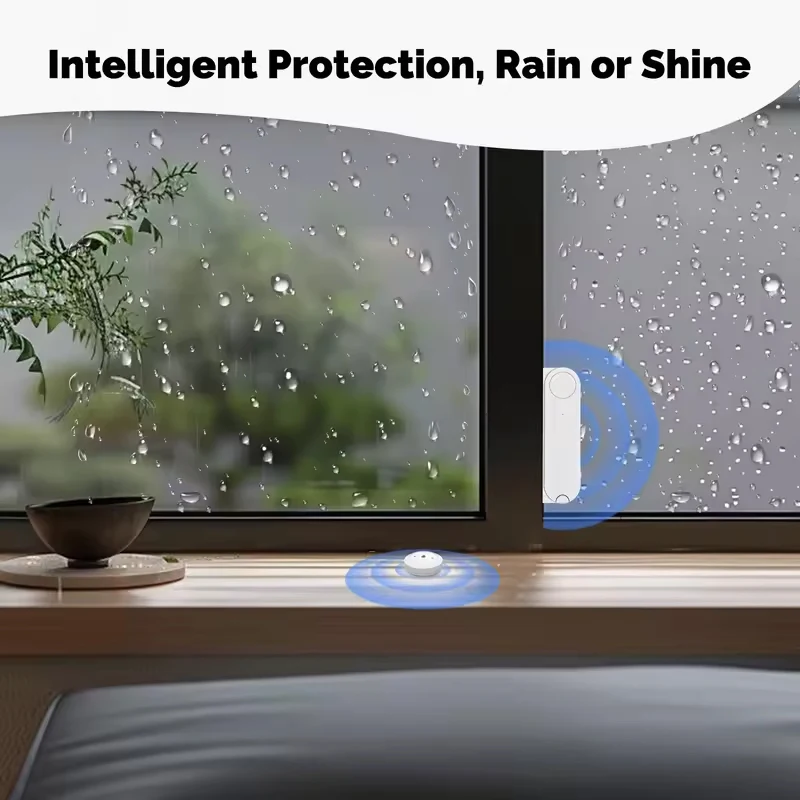 MOES Tuya ZigBee 3.0 كاشف إنذار تسرب المياه الذكي، مستشعر الفيضانات والغمر، إنذار في الوقت الحقيقي، إشعار تطبيق الحياة الذكية