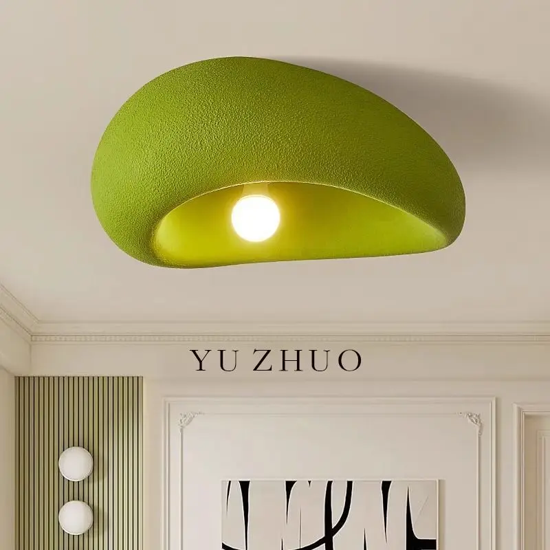 

Wabi-Sabi Cream Ceiling Light - Romantic Vintage Eye-Caring for Girls Room, Living Room & Commercial