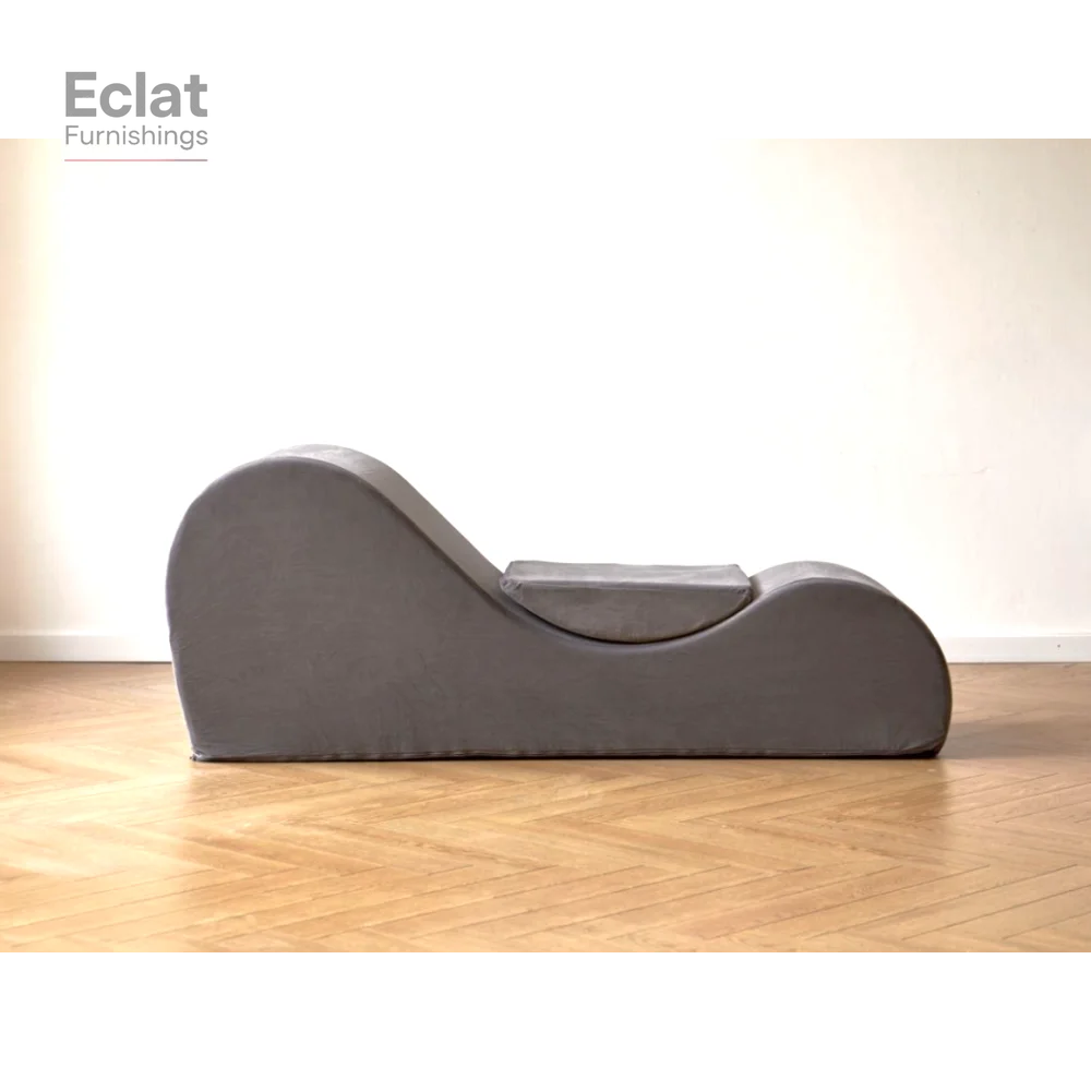 

Solace Chaise Lounge Chair Relaxation,Ergonomic Design with Soft Yet Firm High-Density Foam Core,Removable Machine-WashableCover