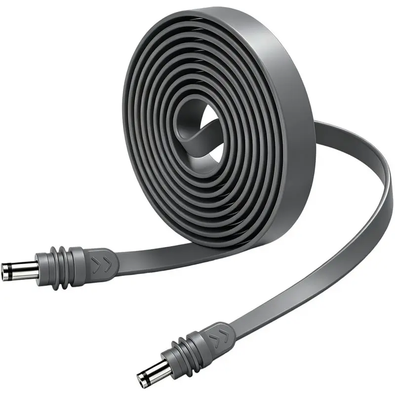 BMBY-For Starlink Mini DC Power Cable Flat Design 18AWG Suitable For RV, Van, Truck- Camping& Outdoor All-Weather Use 5Meters