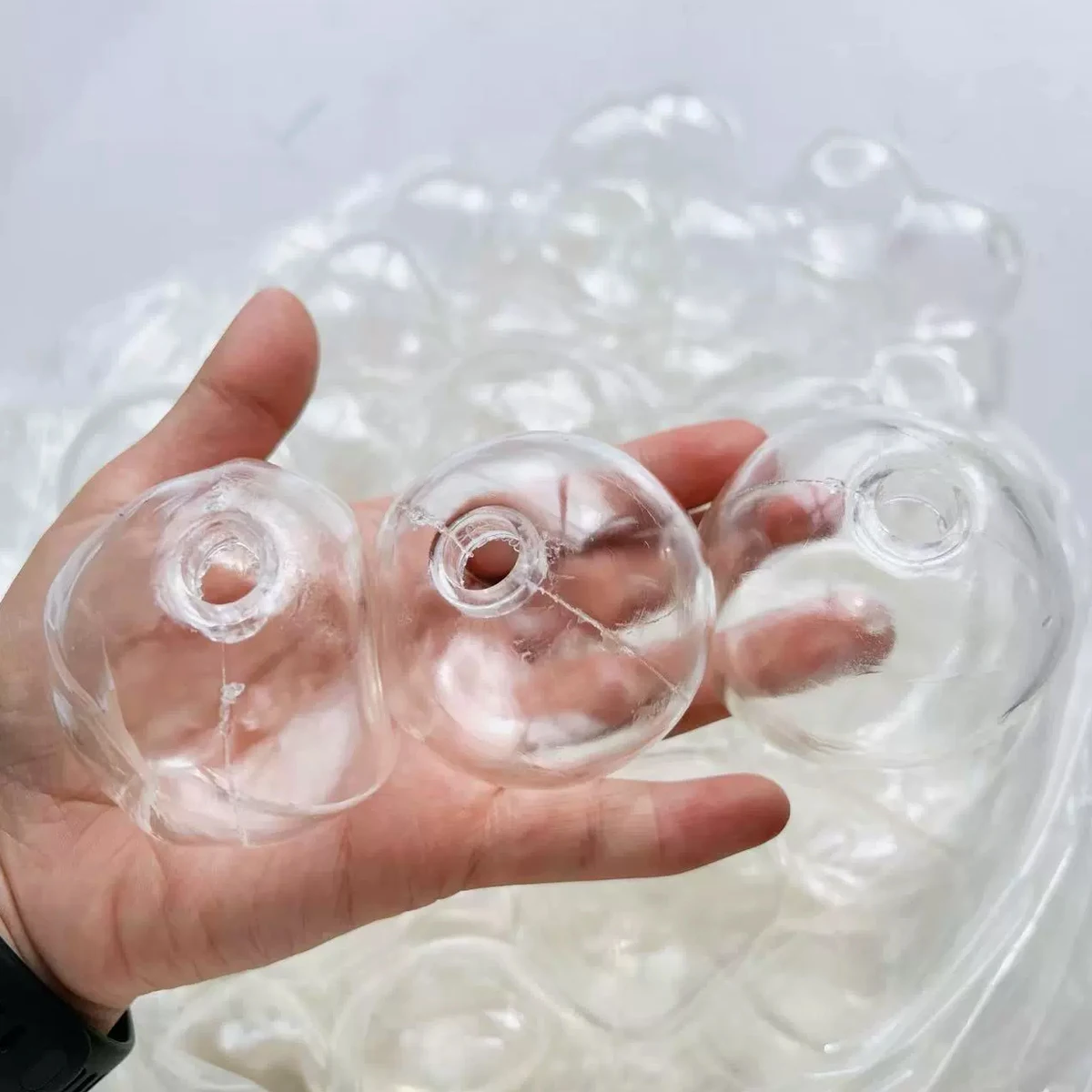 Transparent Turtle Circle Cartoon Elastic TPR DIY Squishy Casting Empty Skin Handmade Stress Relief Toy Making Craft Accessory
