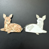 Deer Mobile Phone 3M Sticker Badge Metal Pin Broooches Pins