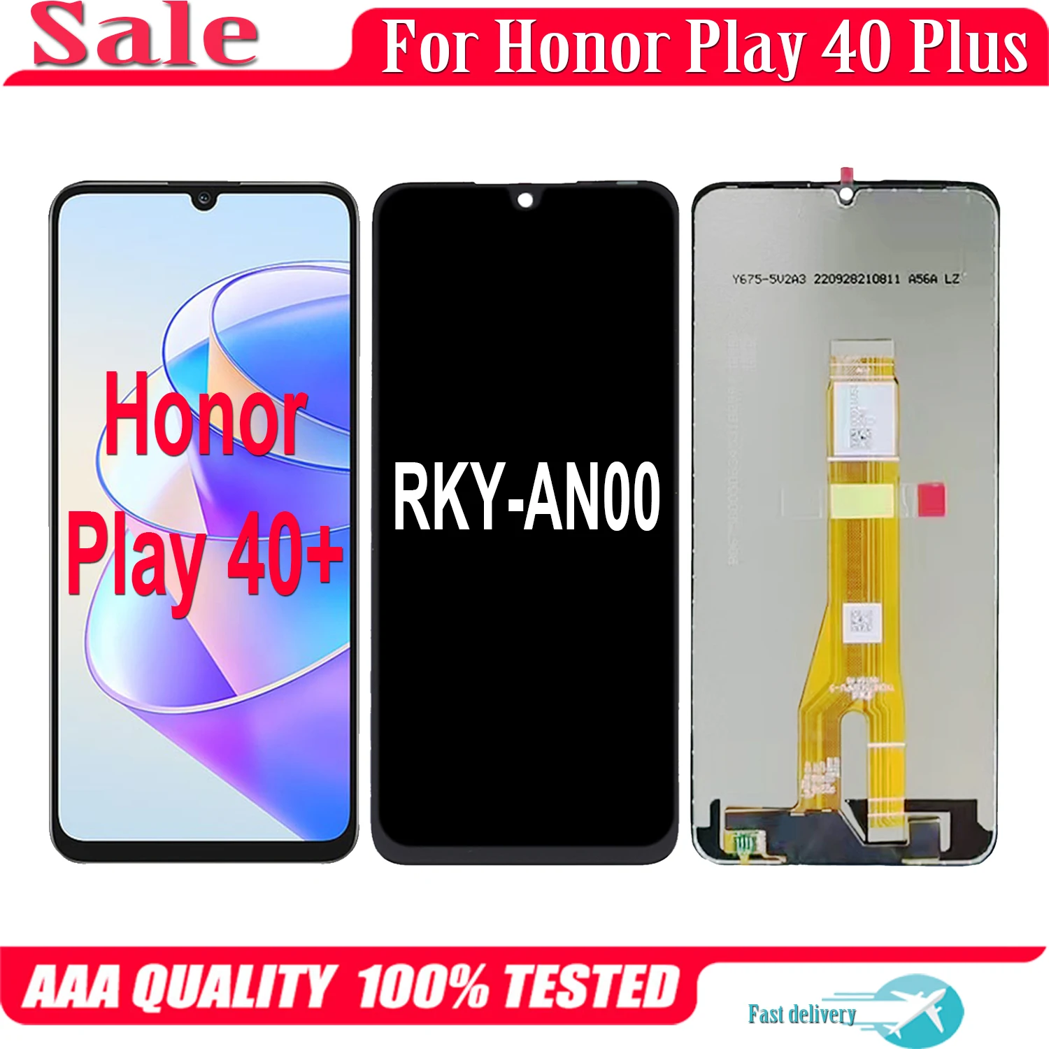 

Original For Huawei Honor Play 40+ Plus RKY-AN00 LCD Display Touch Screen Digitizer Assembly For Honor Play40 Plus LCD