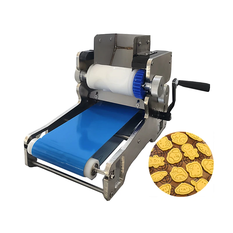 

Small Scale Biscuit Form Machine Cookie Maker Machine Cookie Roller Make Machine