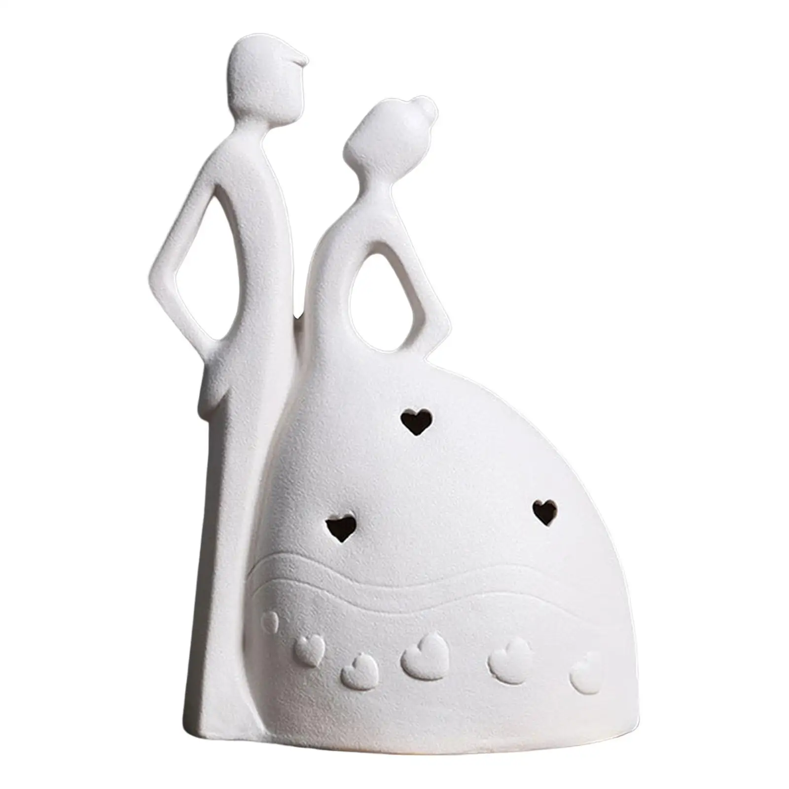 Abstract Couples Sculptures Romantic Crafts Creative Ornament Passionate Lover