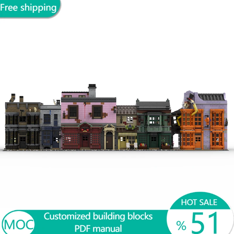 

Набор для сборки модульных конструкций MOC из 7455 деталей: креативный дизайн, простые технологии, DIY-игрушка для мальчиков, подарок