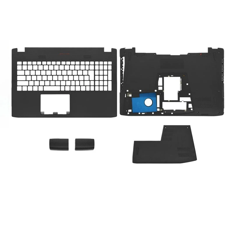 Capa Traseira para Laptop ROG Strix GL552 GL552J GL552VW GL552VE ZX50V, Substituição da Carcaça Superior e Inferior com Hastes
