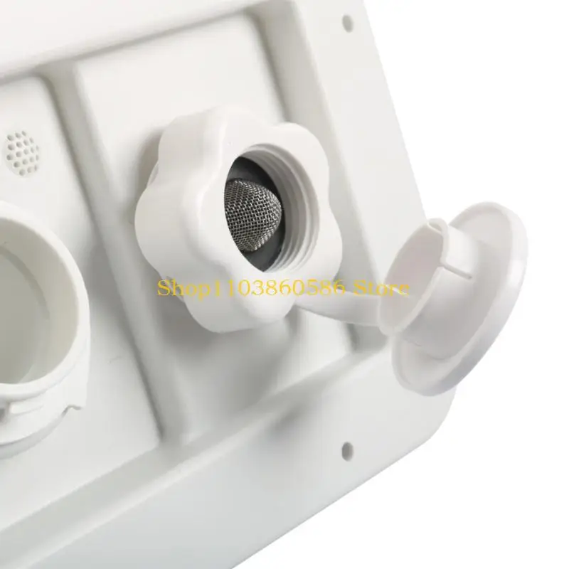 242A RVs Campers Water Fill Inlet Check Valves Connection PP Construction Leakproof