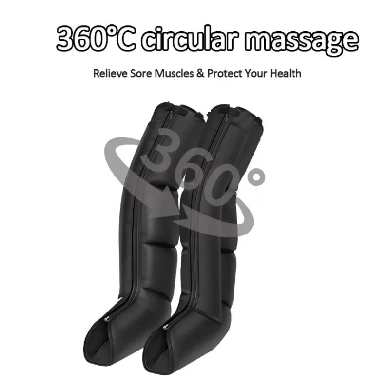 6‑Chamber Air Compression Leg Recovery Massage Pants & Boots Sports‑Use Pneumatic Massager for Household Gym Relax Care
