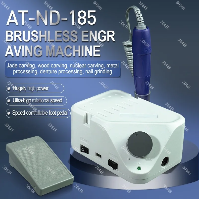 Nail Drill Machine B350 35000RPM | Max One Style for Manicure, Pedicure & Dental Polishing