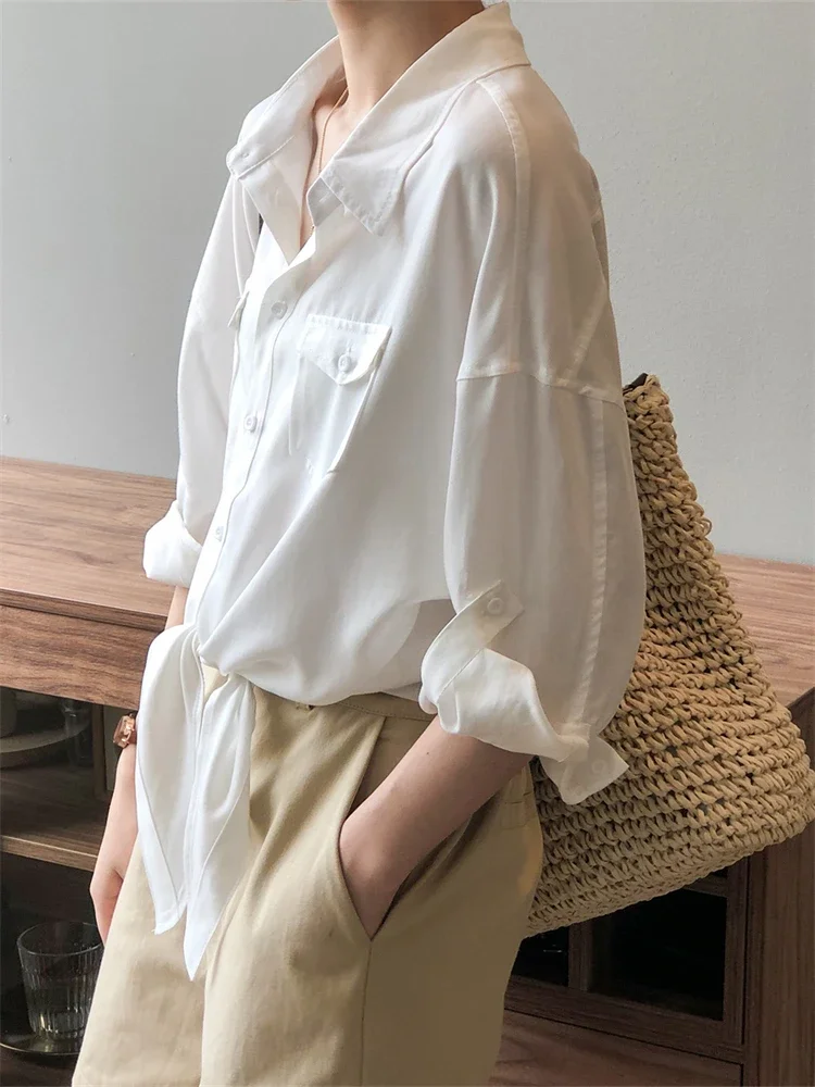 Women Blouse Female Shirt Summer Womens Blouses Spring Maxi Blusas Casual Elegant Vintage Long Sleeve Cotton Oversize Loose