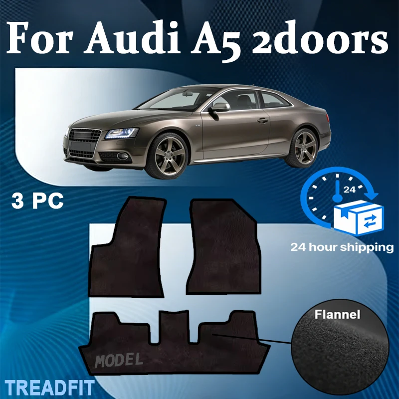 

Nylon Car Floor Mats Carpet Rugs For Audi A5 2doors 8T3)2008-2015 Anti-slip Stylish Odorless Flame retardant Waterproof ﻿