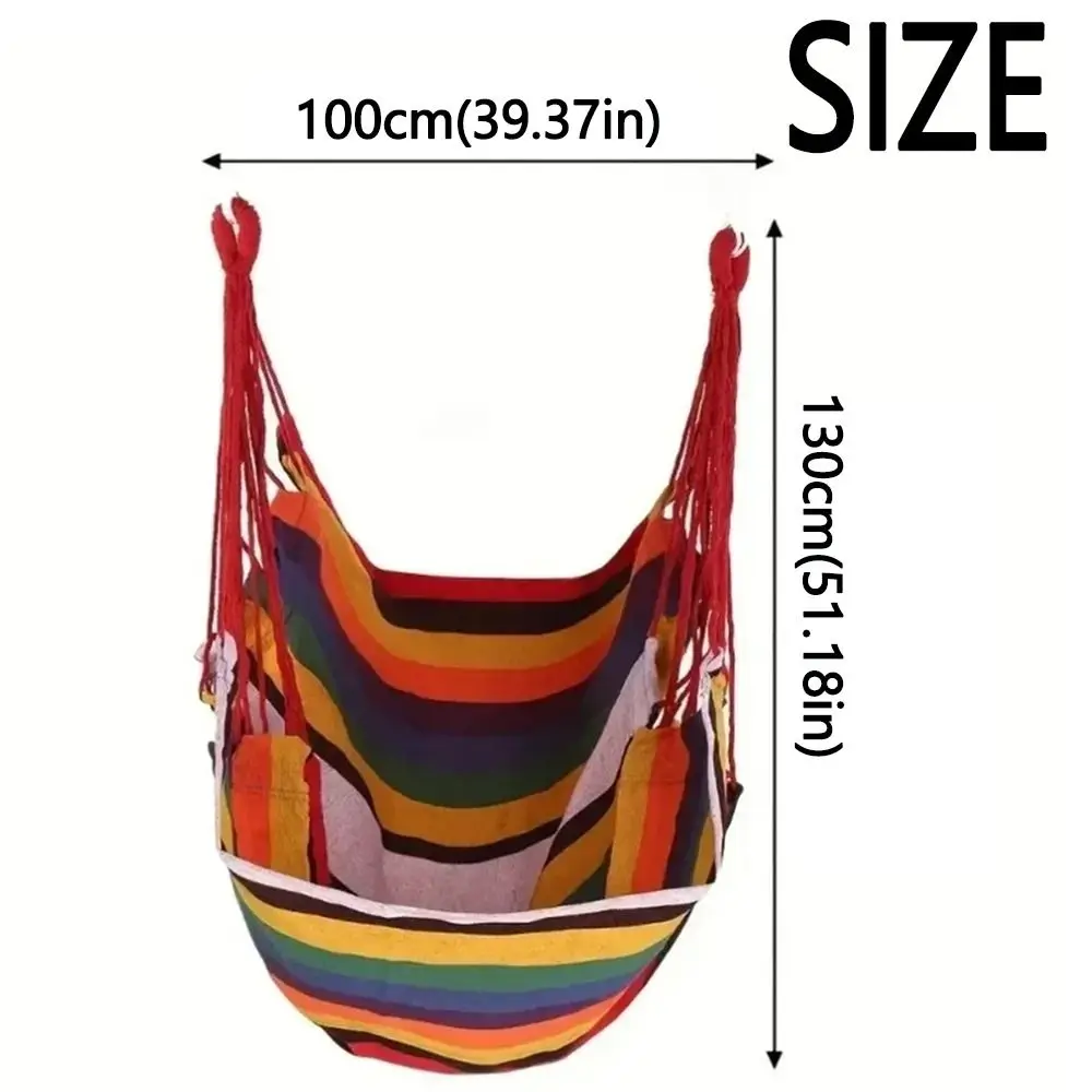 كرسي هزاز مريح للمهجع، كرسي أرجوحة للحديقة من القماش السميك مع حقيبة تخزين، كرسي معلق خارجي ناعم، شرفة #6