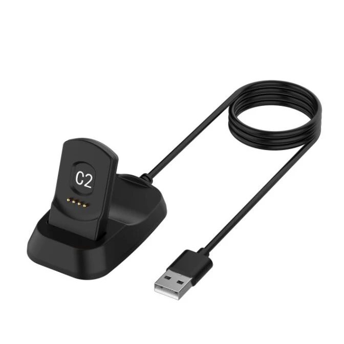 for Ticwatch C2 Watch Portable Replacement Charging Stand Adapter Station Cradle Holder with USB Cable