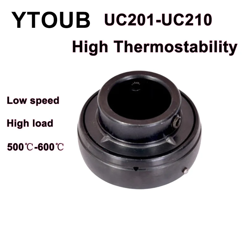 

600℃ Anti-friction High-temperature Resistant Spherical Bearing GW UC201 UC202 UC203 UC204 UC205 UC206 UC207 UC208 UC209 UC210