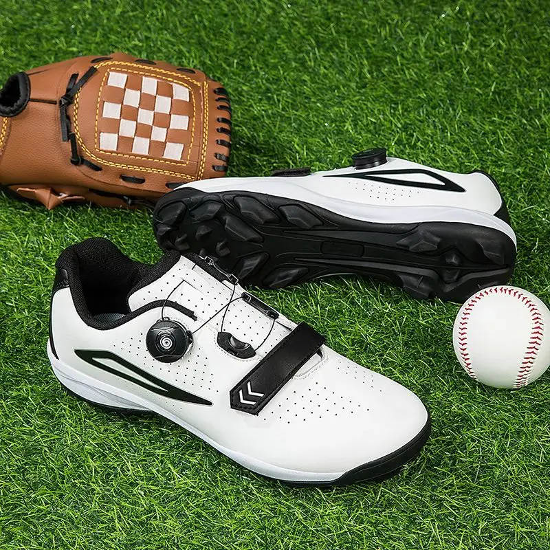 New Classic Baseball Shoes Men Outdoor Lawn Court Mens Shoe Non-Slip Softball Shoes Mens Wearable Baseball Shoe Man