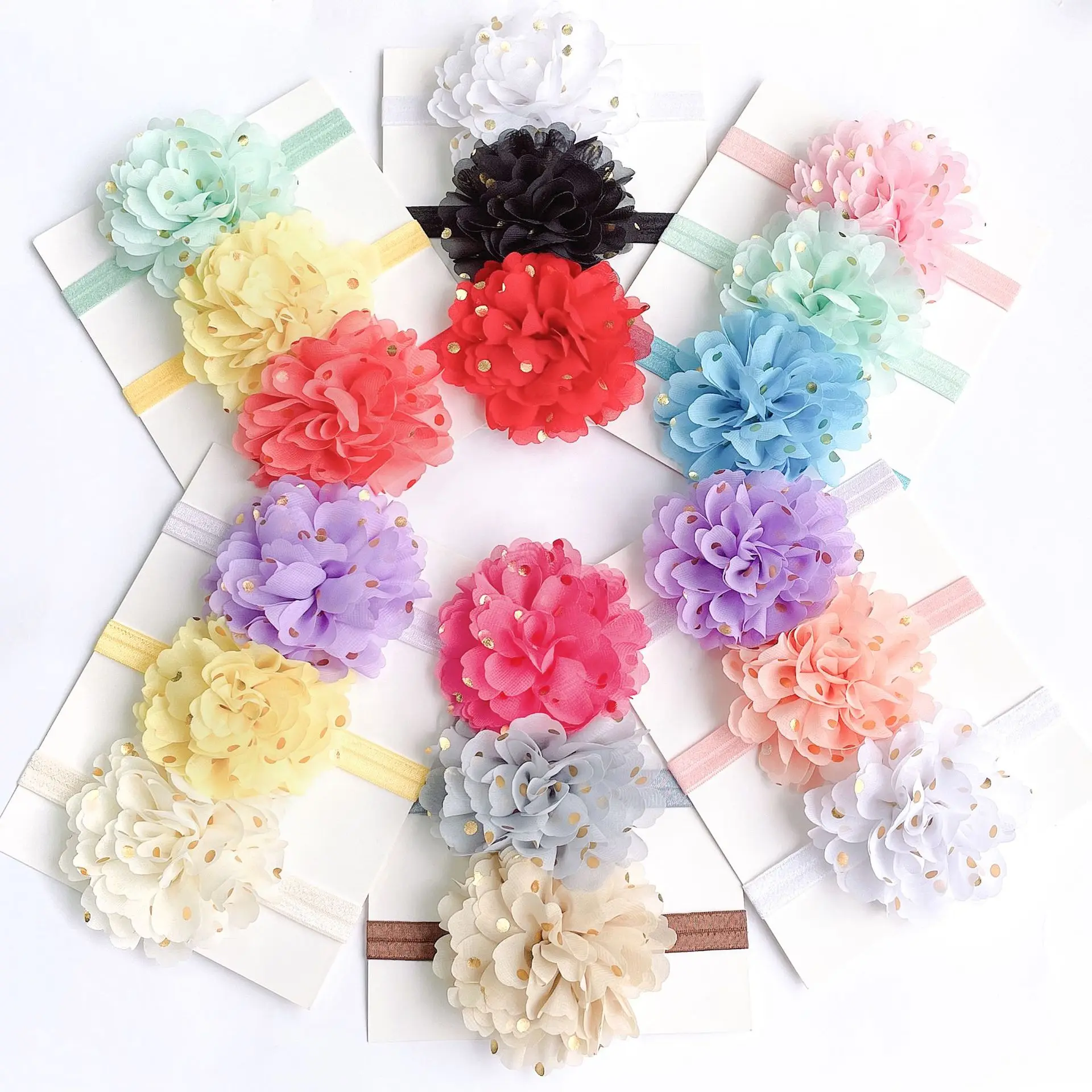 Hair Bandage Band Headband Bow Turban Children Newborn Kids Headwear Baby Girl Accessories Flower Floral Soft Solid Elastic