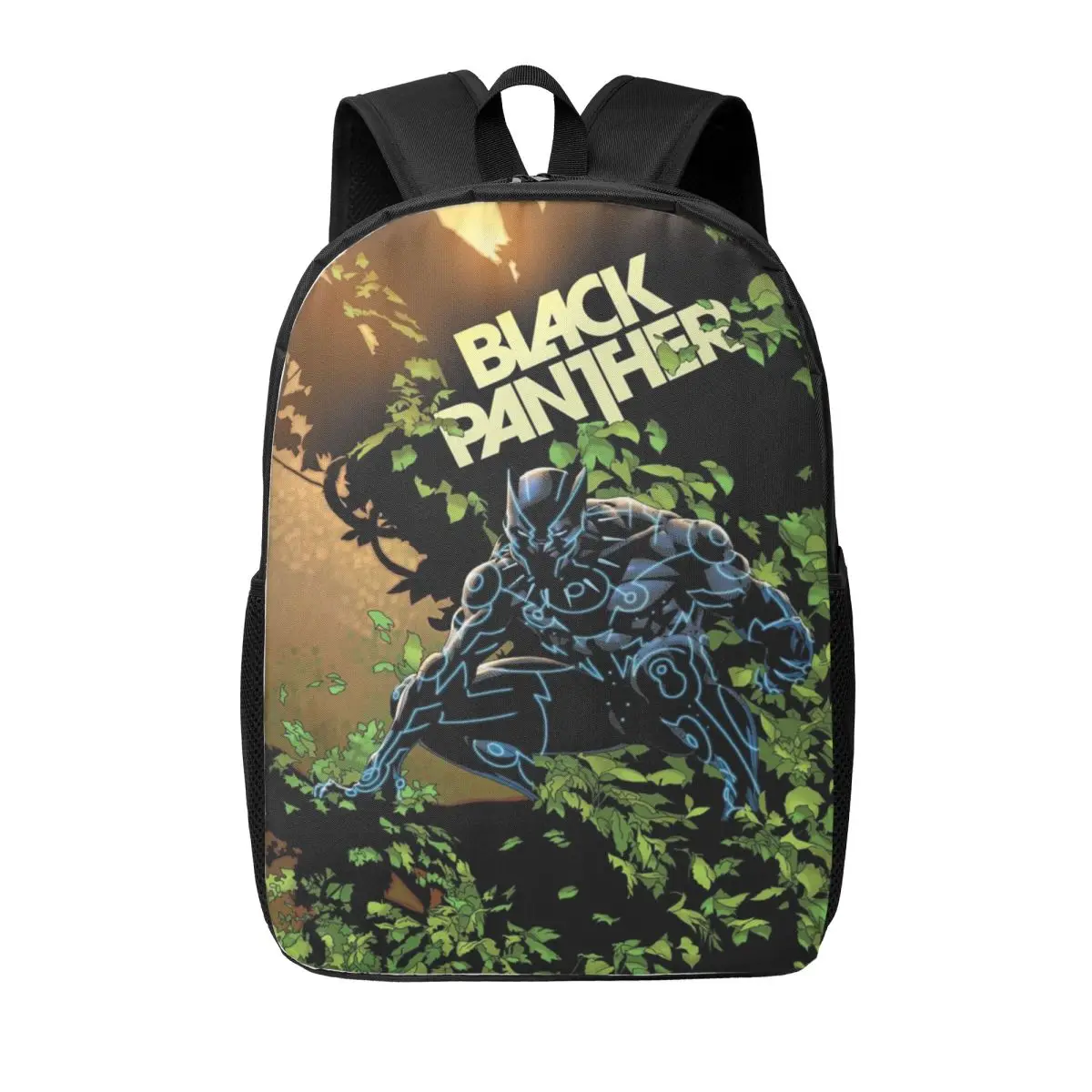 

Custom Hero Black Panther Backpacks for Women Men Waterproof College School Bag Print Bookbags