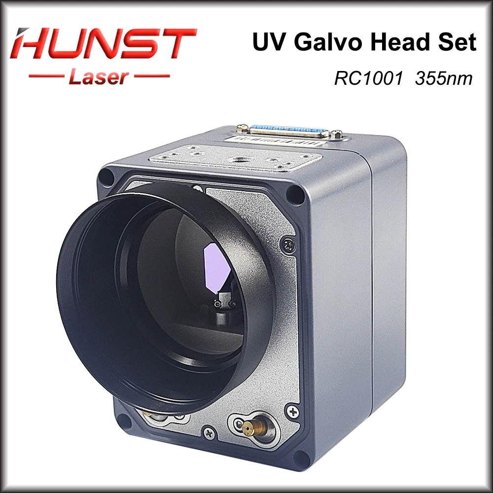 Hunst SINO-GALVO RC1001 UV Laser Scan Galvo Head Set 355nm Apeature 10mm Galvanometer Scanner with Power Supply