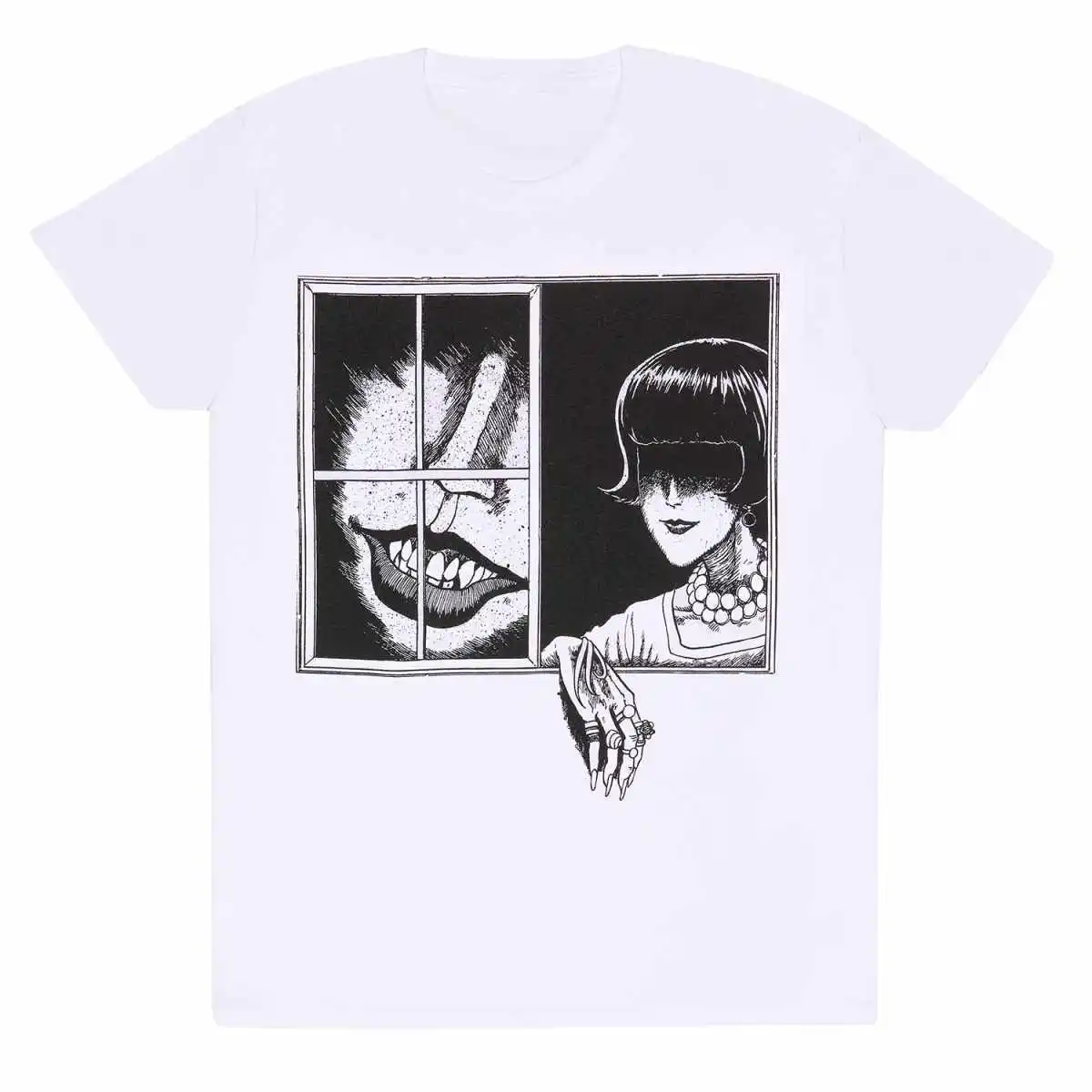 Junji-Ito Window Official Tee T-Shirt Mens Unisex