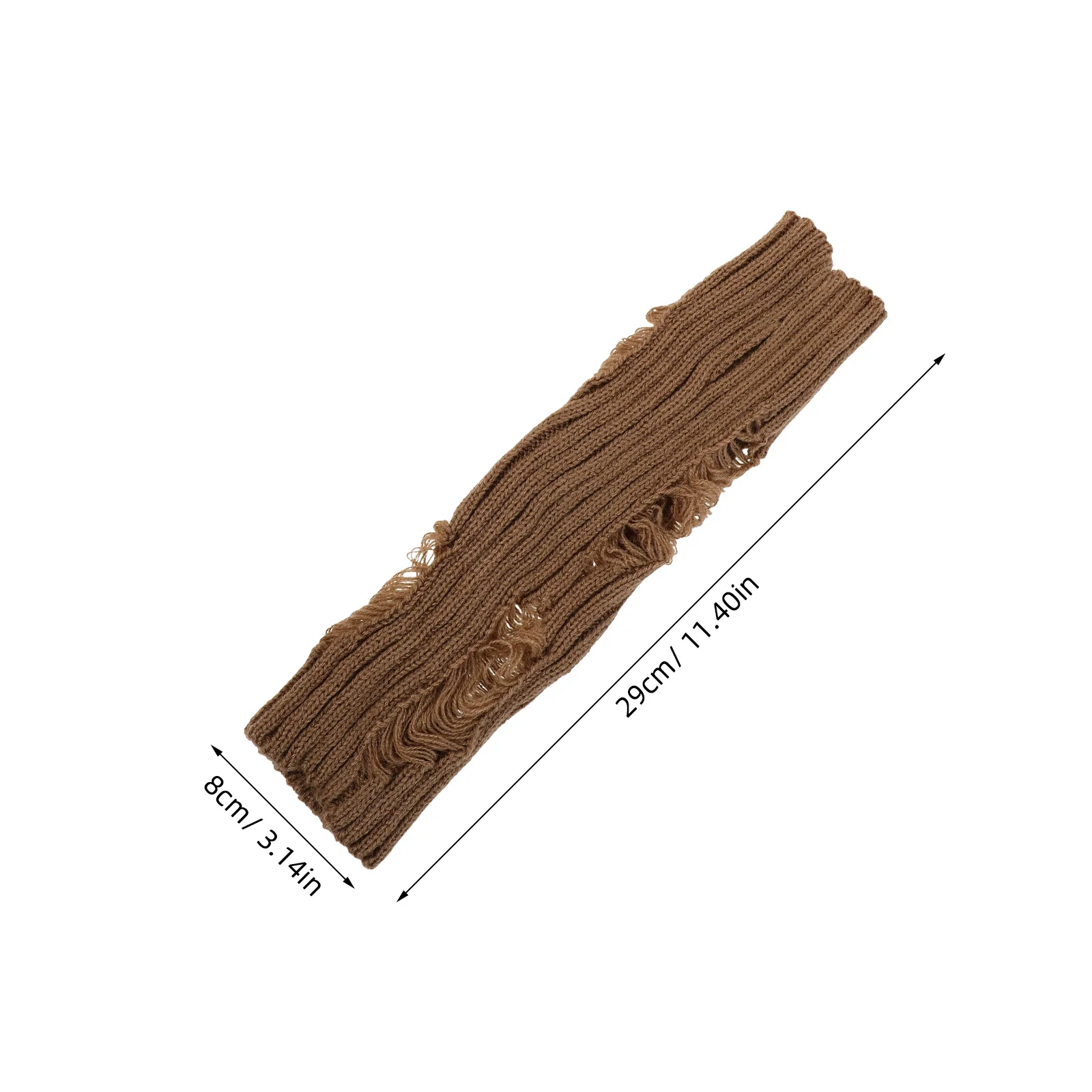 2Pairs Frauen Punk Fingerlose Handschuhe Gestrickte Arm Wärmer Ärmel Weiche Warme Lange Fingerlose Handschuhe Arm Wärmer Nette Fäustlinge